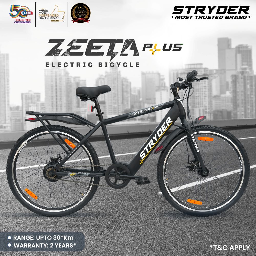 Zeeta Plus IC TATA E-Bike - black