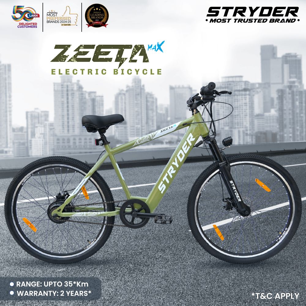 Zeeta Max TATA Electric Cycle 1 - sage green