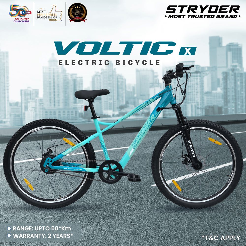 Voltic X Electric Bicycle - blue