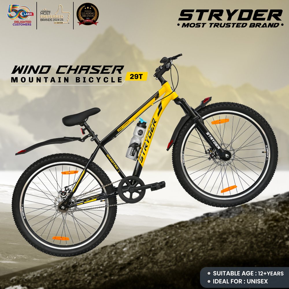 29T Wind Chaser MTB Bike - black/yellow
