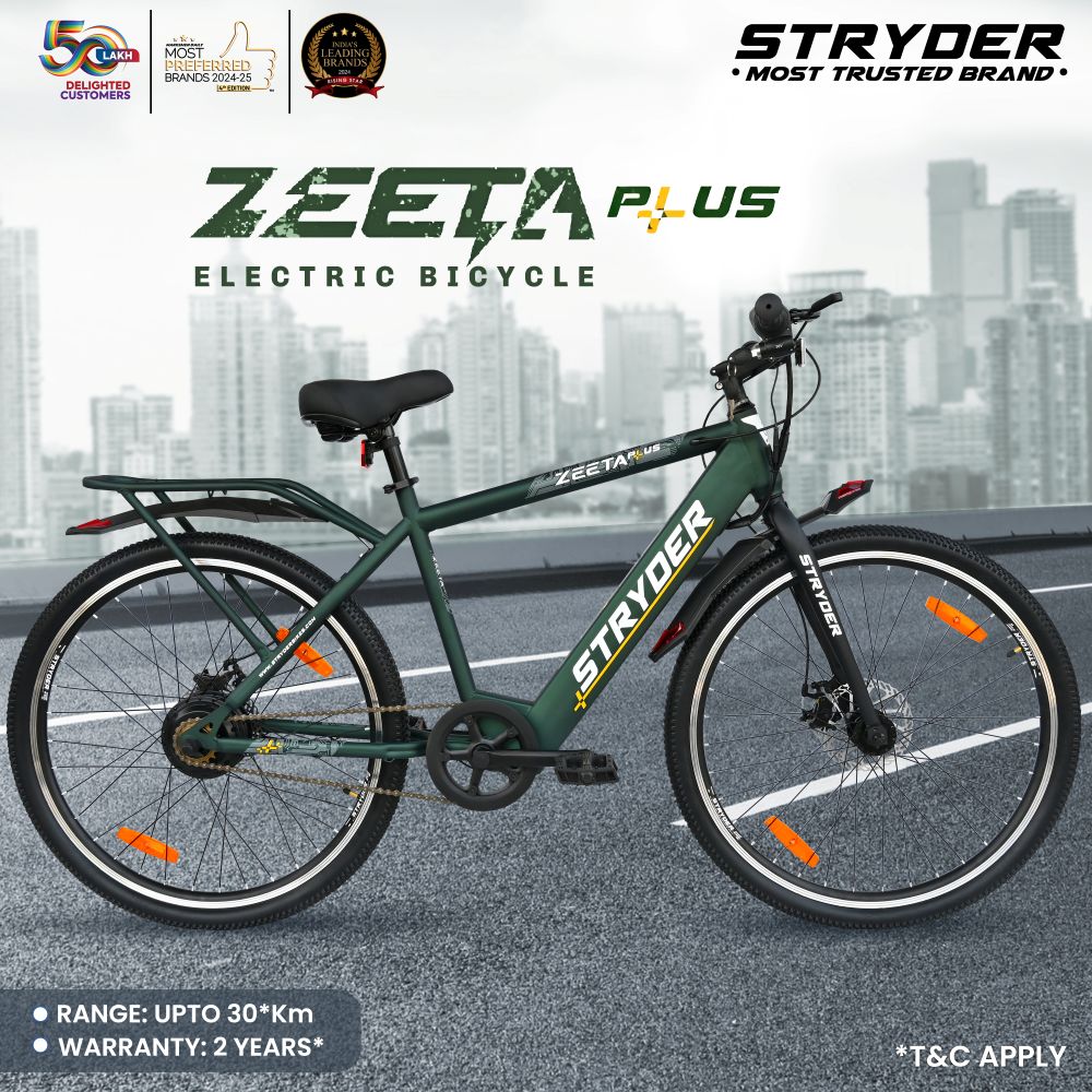 Zeeta Plus IC TATA E-Bike - forest green