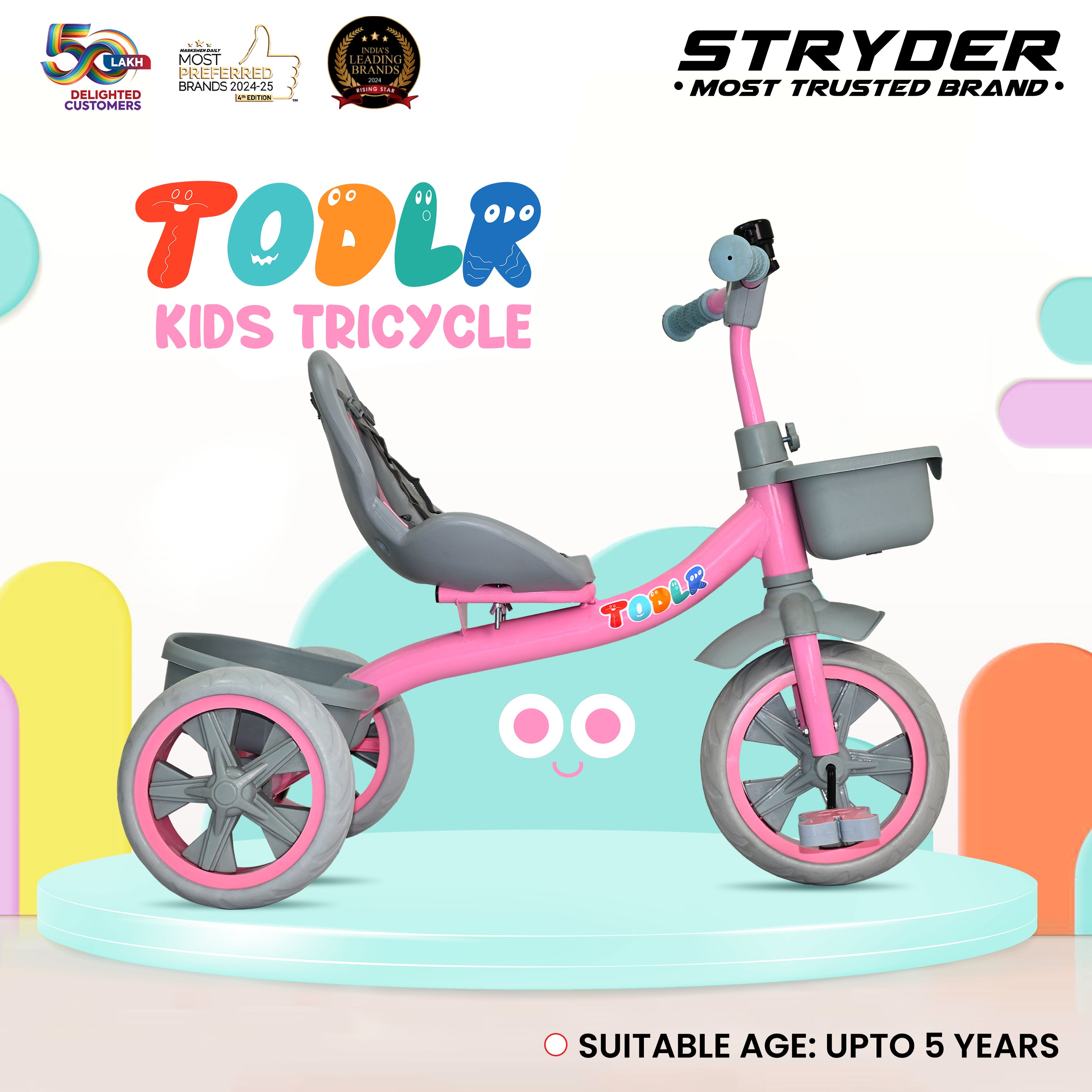 Tricycle Foot Cycle Lifelong Trike Cycle For Kids Cycle 2-5 Years