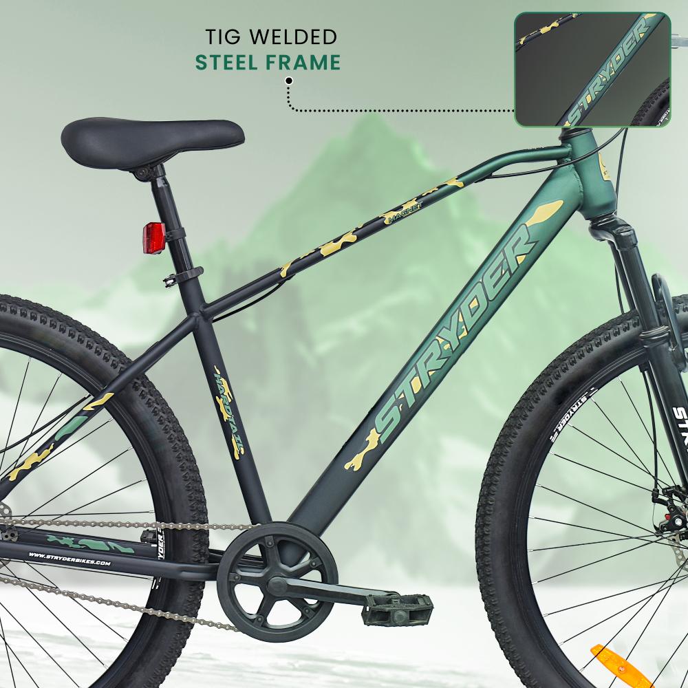 29 Inch Military Green Magnet Mountain Bike - black military green