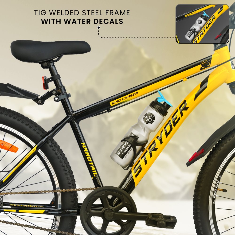 26 WIND CHASER 21 speed - black/yellow