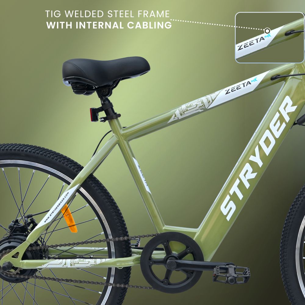 Zeeta Max TATA Electric Cycle 2 - sage green