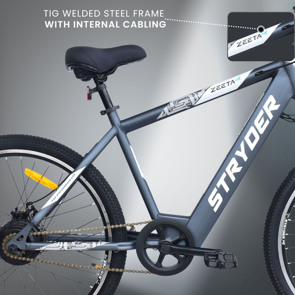 Zeeta Max TATA Electric Cycle - grey