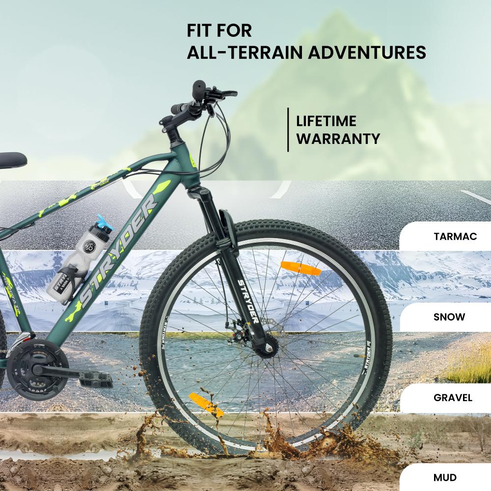 29 Inch Military Green Magnet Mountain Bike - military green