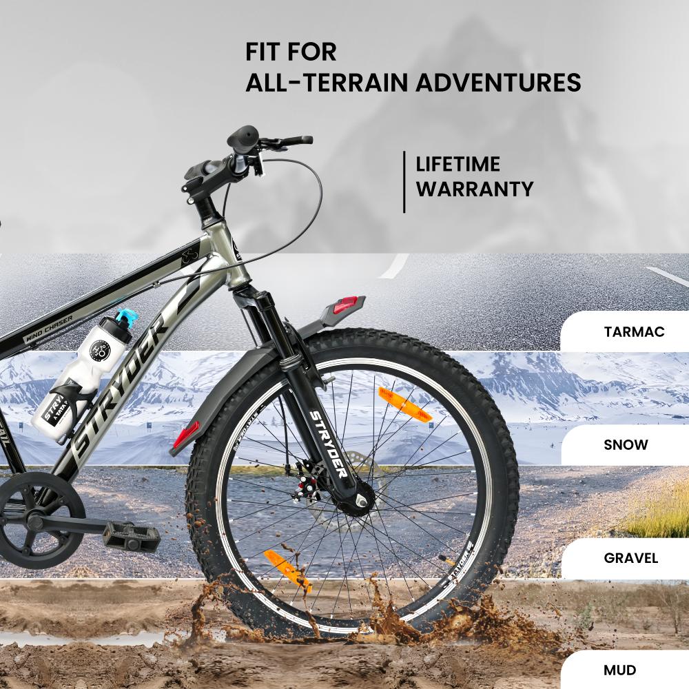 Wind Chaser MTB Bike - grey/black