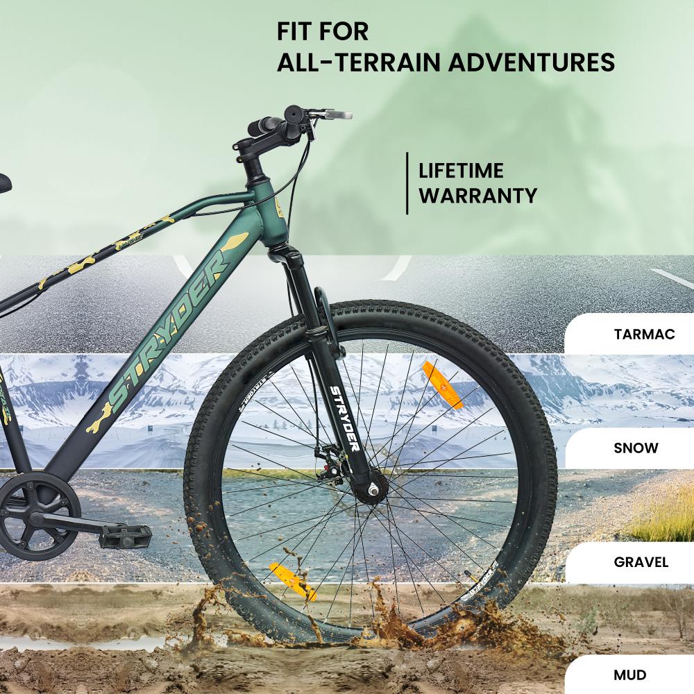 29 Inch Military Green Magnet Mountain Bike - black military green