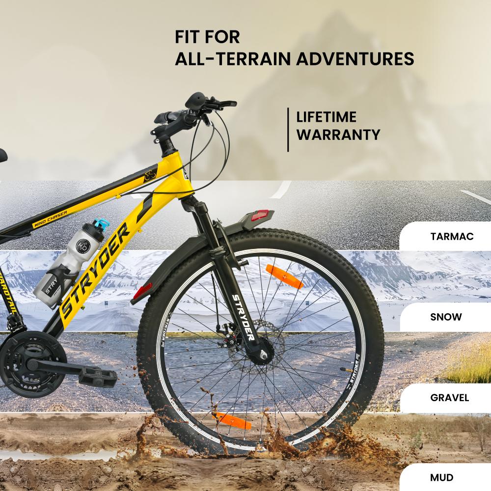 26 WIND CHASER 21 speed - black/yellow