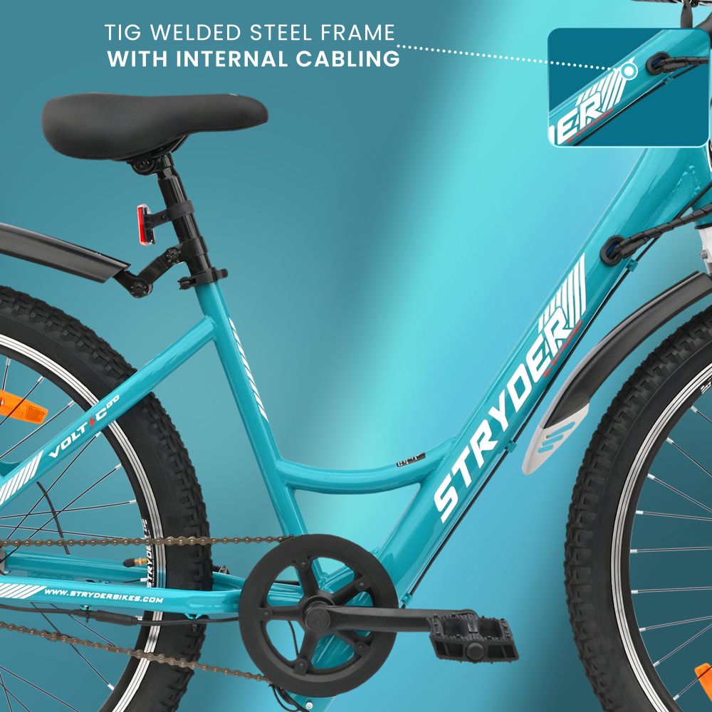 tata stryder voltic go ebike - teal