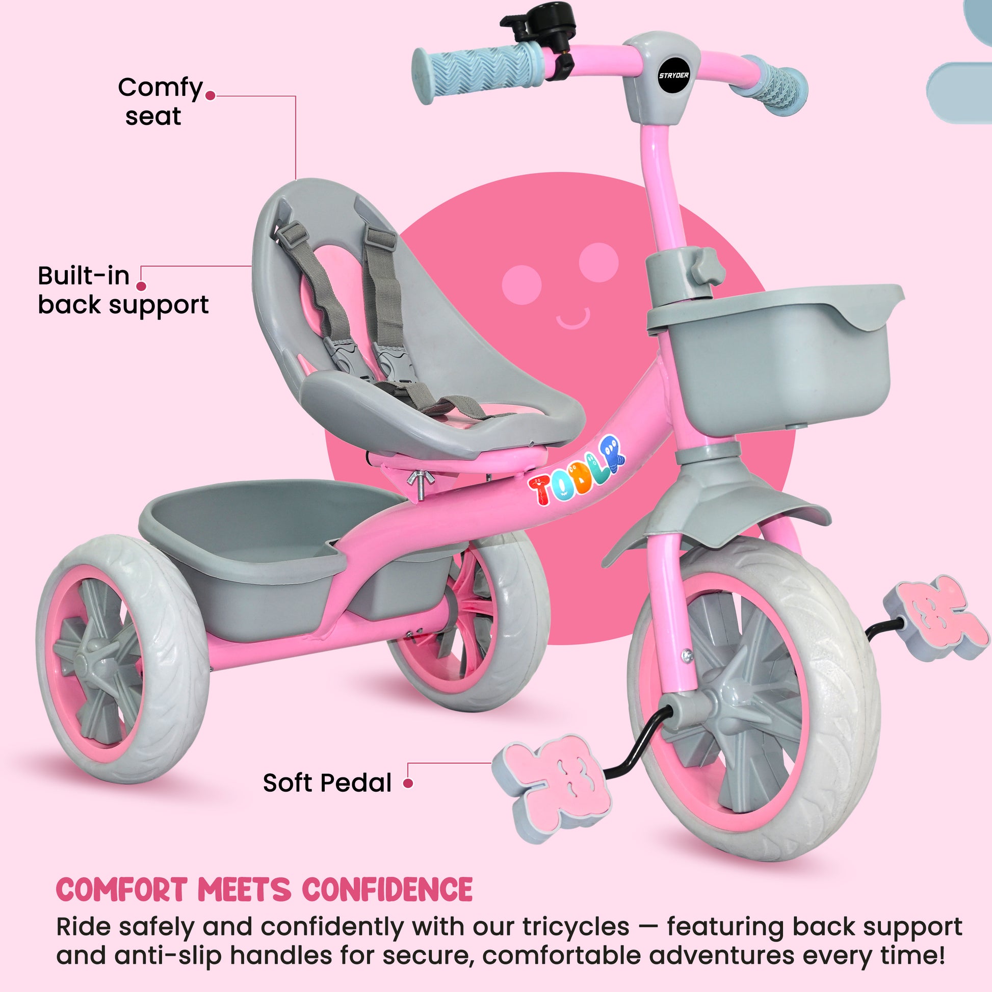 Todlr Tricycle - Pink