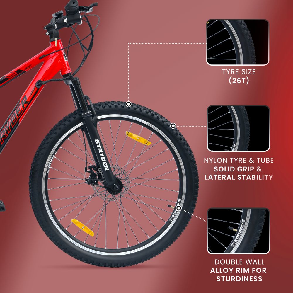 Voltic X Electric Bicycle - red