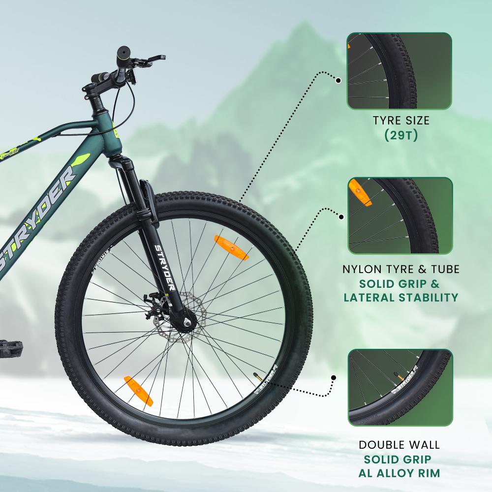 29 Inch Military Green Magnet Mountain Bike - military green