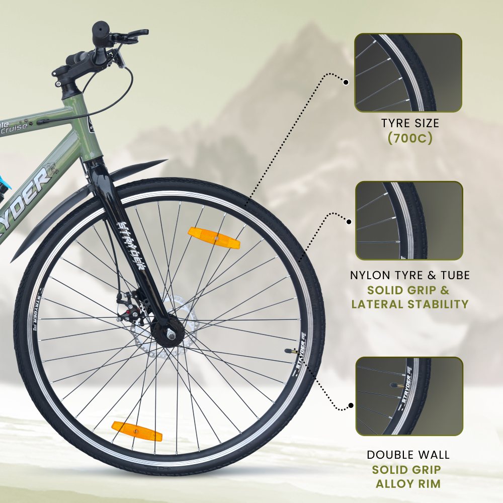 tata jungle cruise 700c - sage green