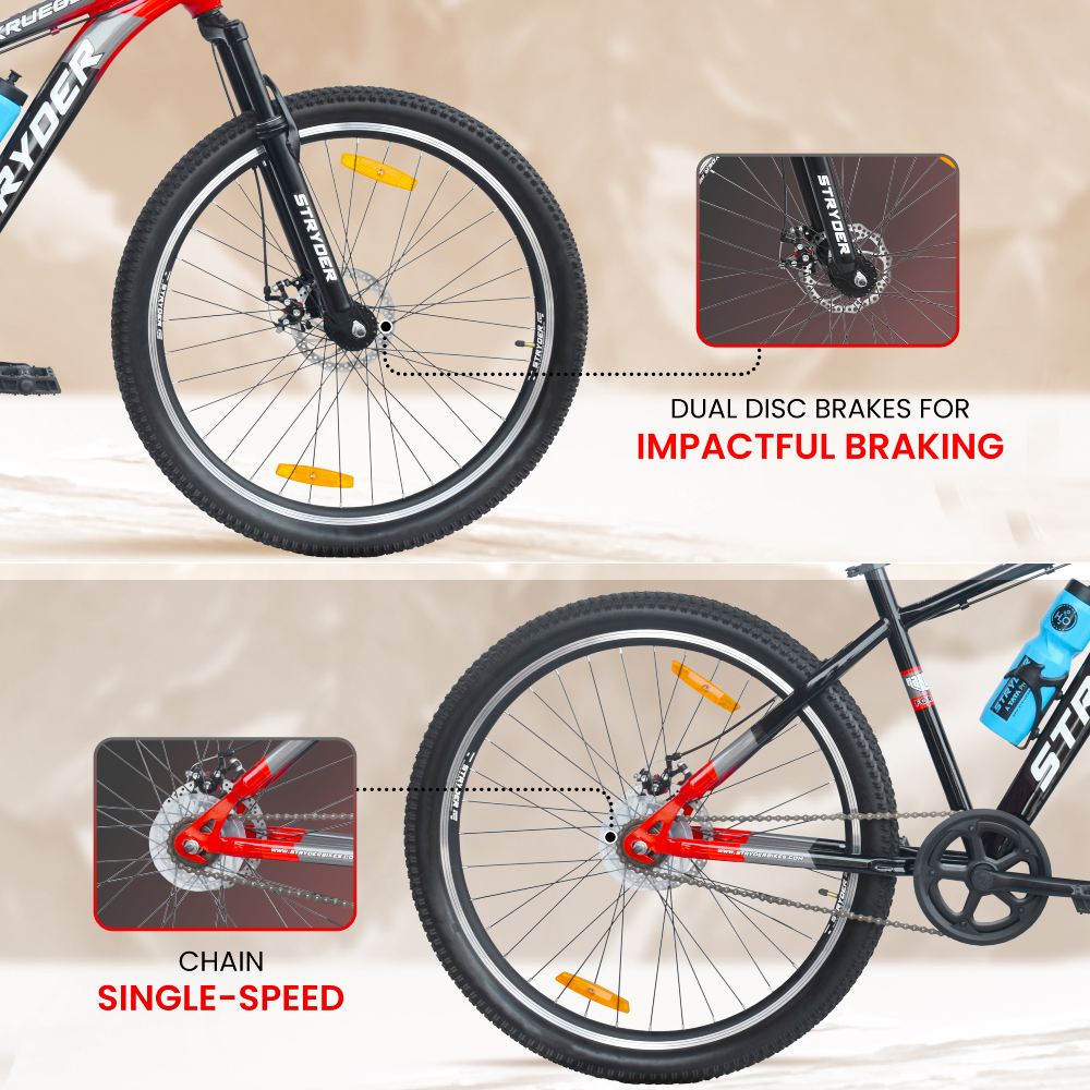 tata Krueger MTB Bike - red