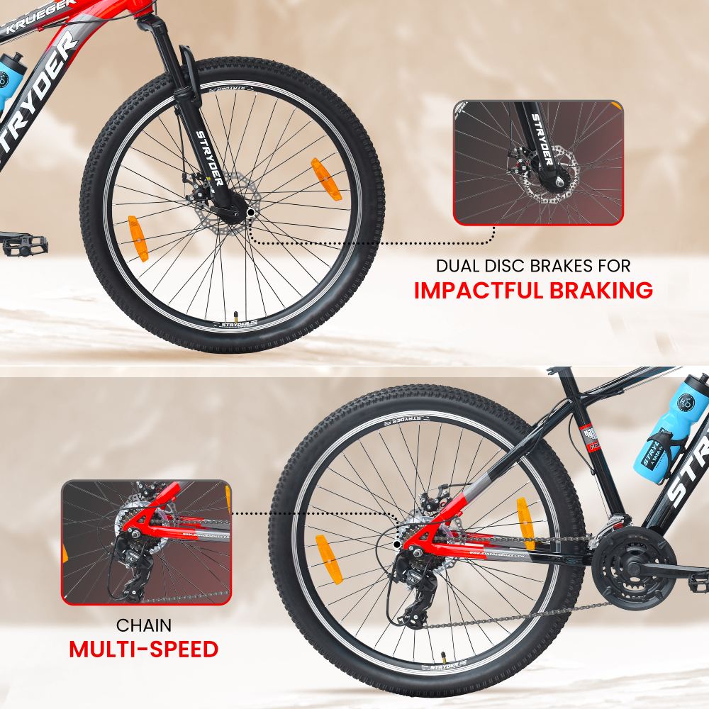 tata 27.5T KRUEGER 21 SPEED - red