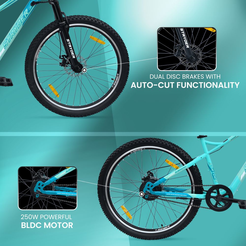 Voltic X Electric Bicycle - blue