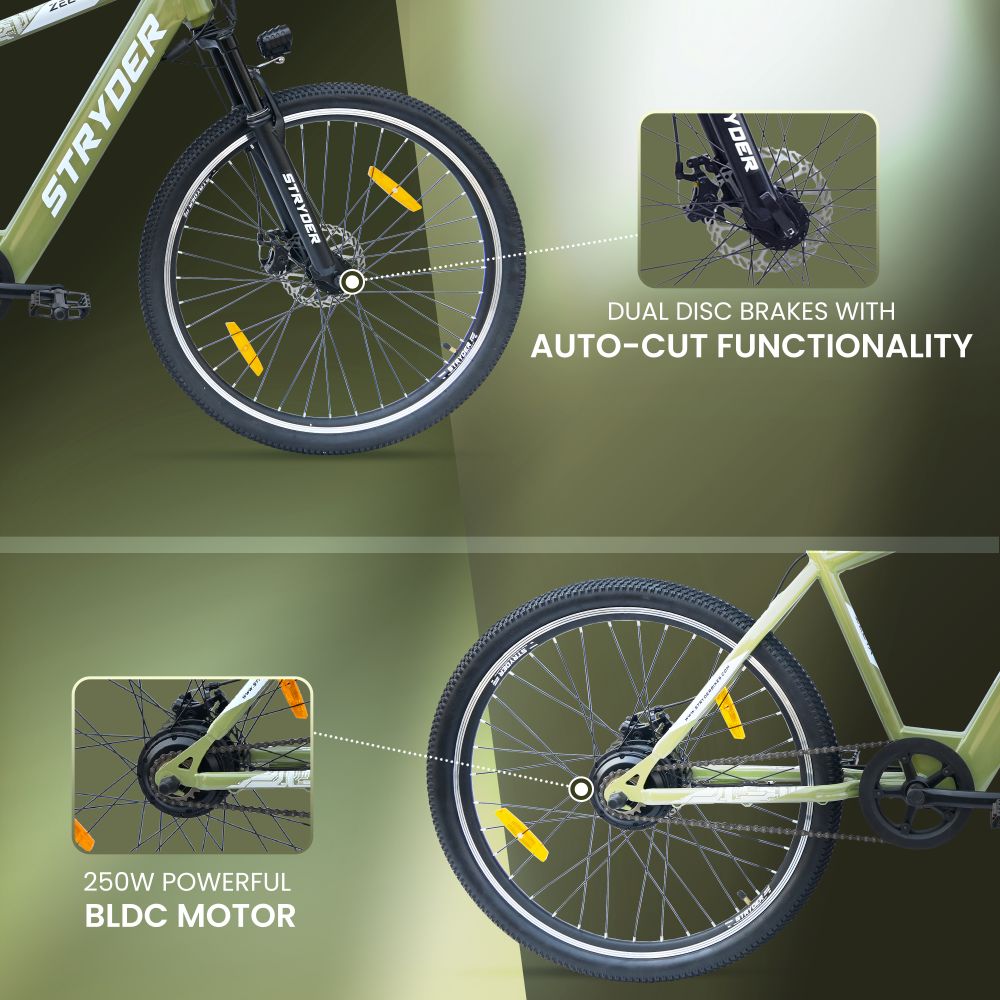 Zeeta Max TATA Electric Cycle 6 - sage green