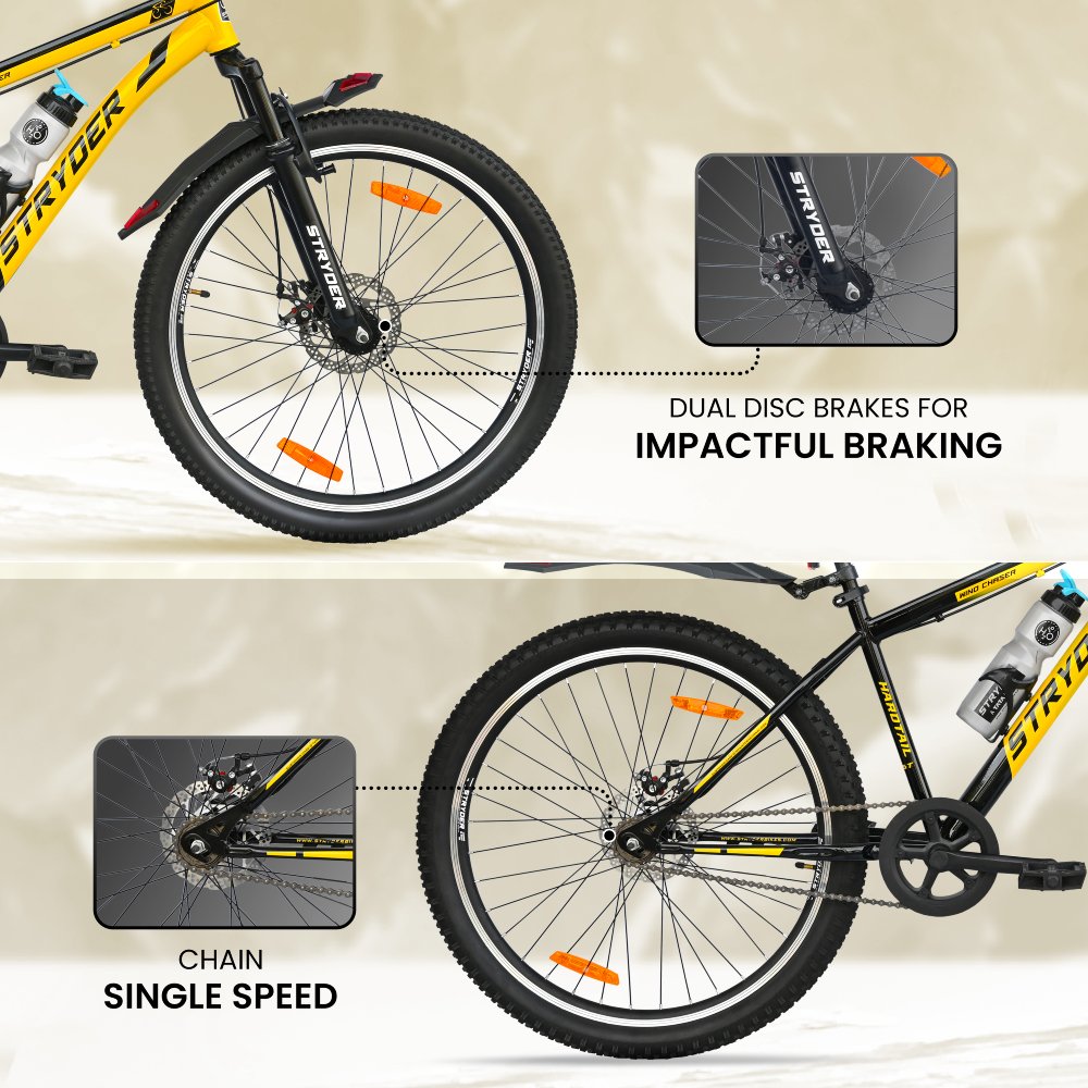 29T Wind Chaser MTB Bike - black/yellow
