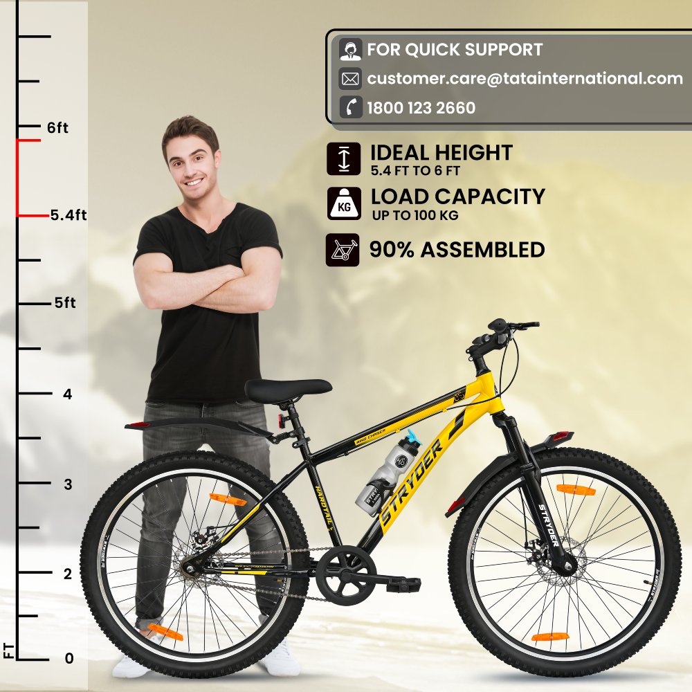 29T Wind Chaser MTB Bike - black/yellow