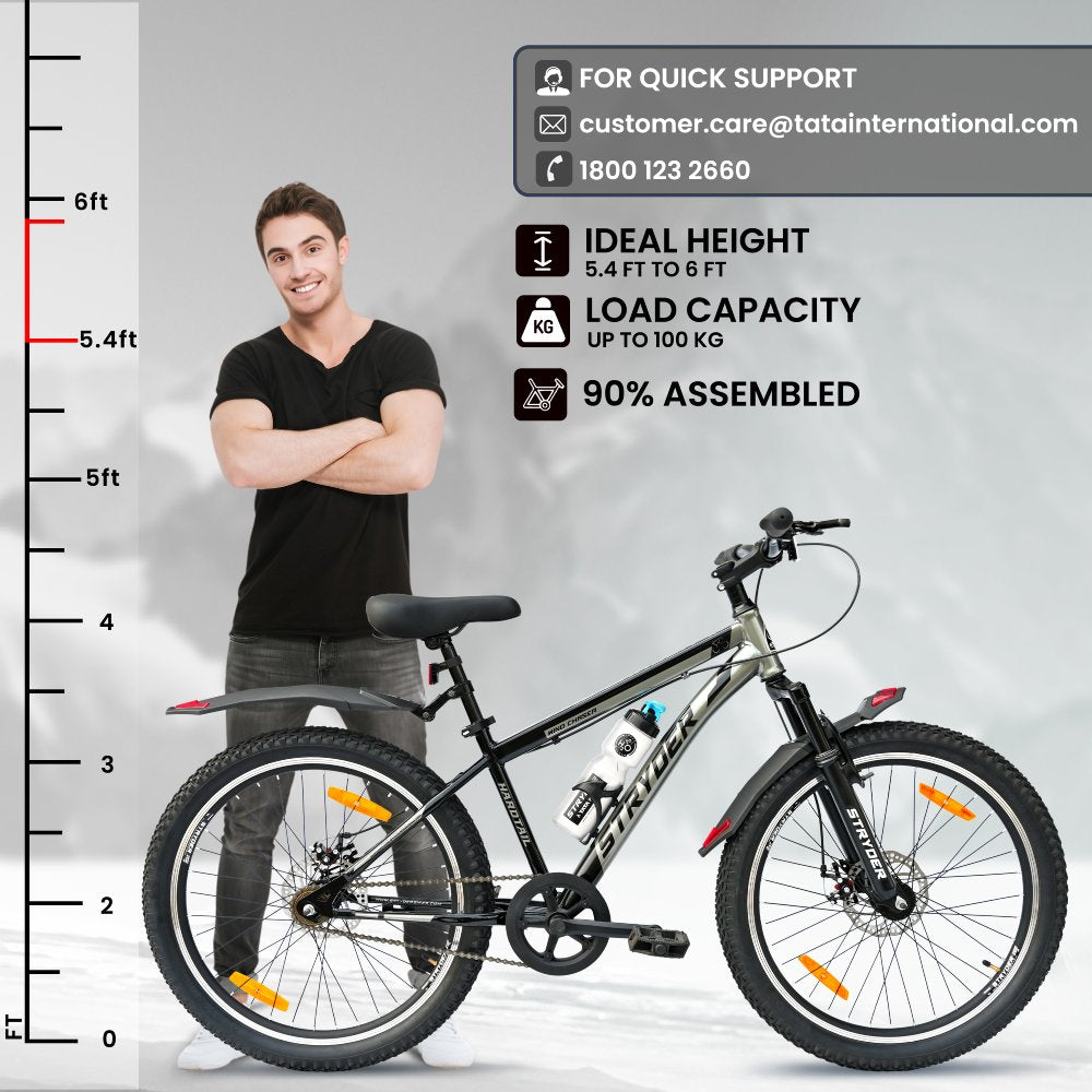 Wind Chaser MTB Bike - grey/black