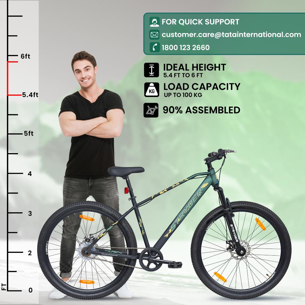 29 Inch Military Green Magnet Mountain Bike - black military green