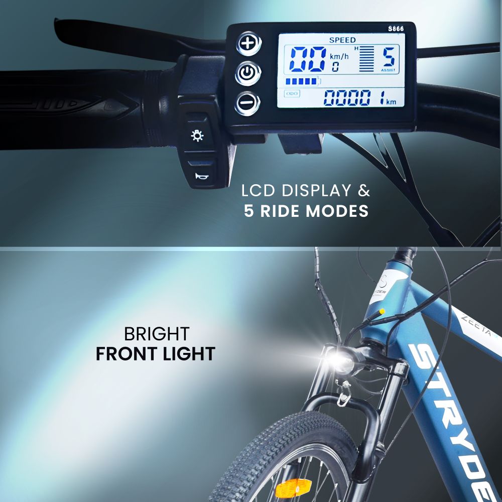 Zeeta Max TATA Electric Cycle - blue