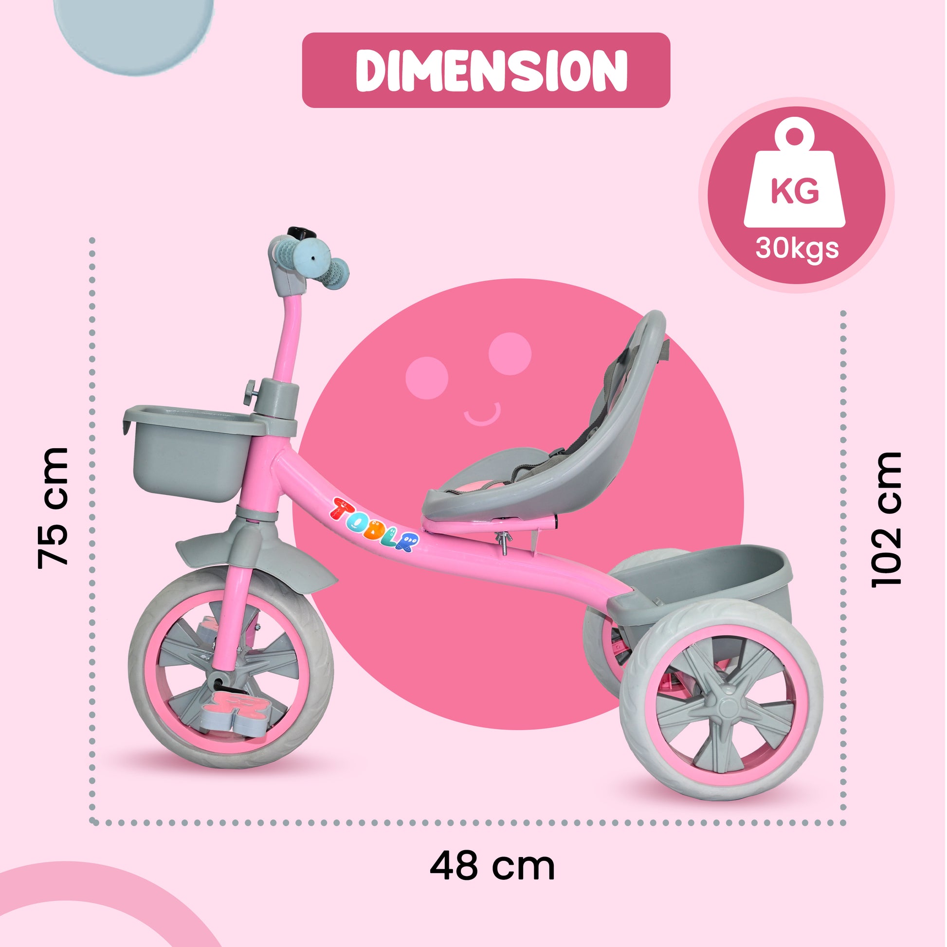Todlr Tricycle - Pink