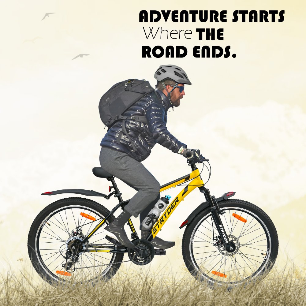 26 WIND CHASER 21 speed - black/yellow