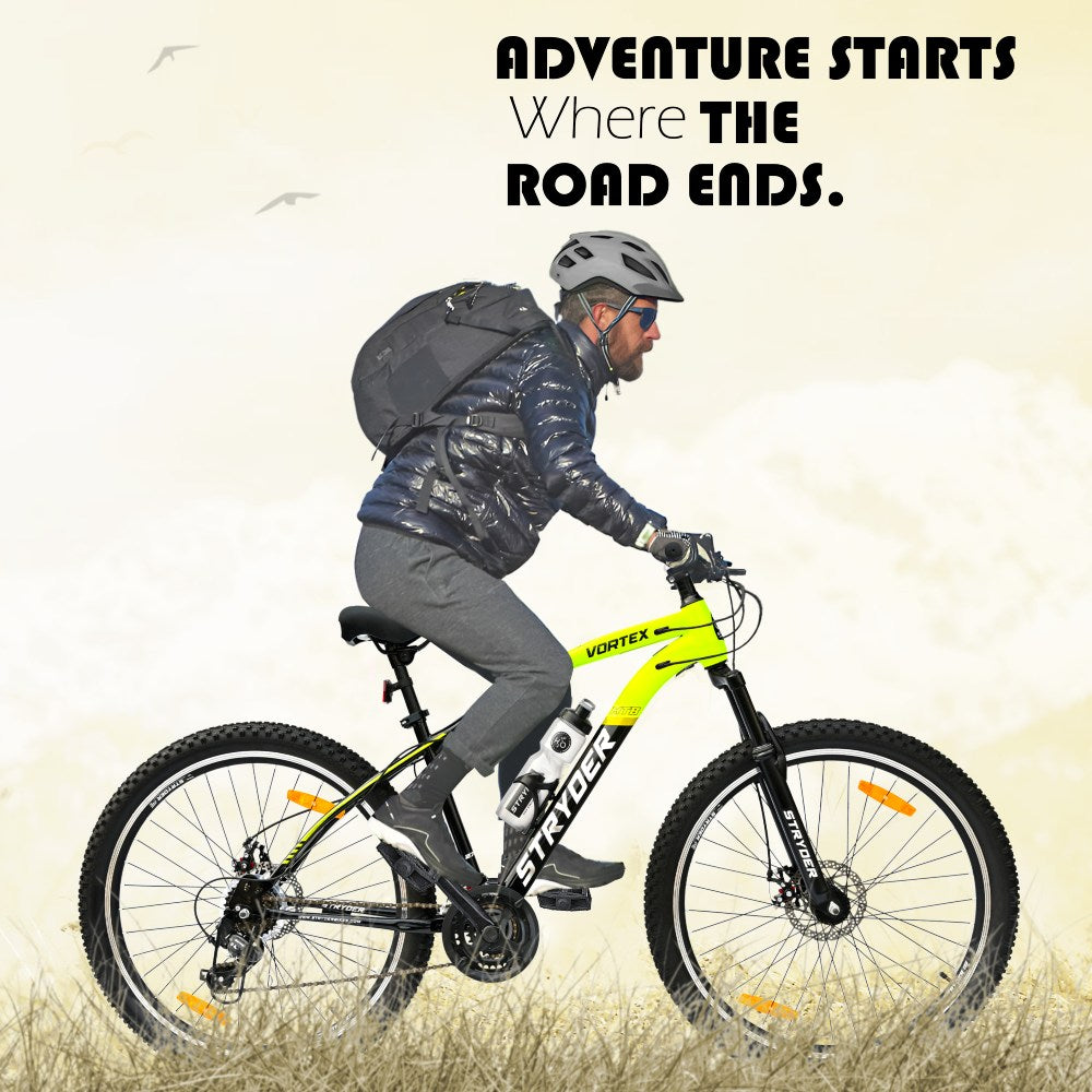 Vortex 21 Speed MTB Bike - black/green