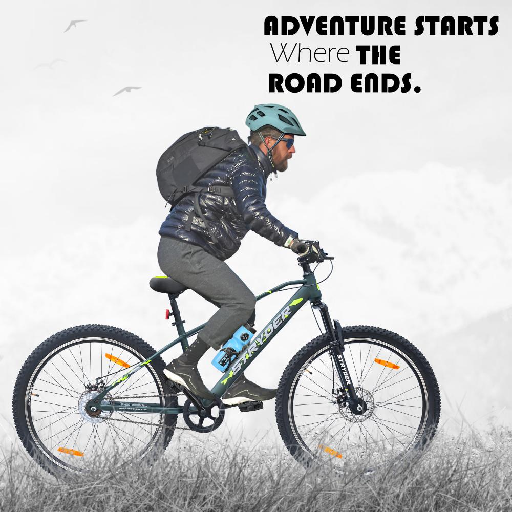 27.5T Single Speed Magnet Mountain Bike - military green