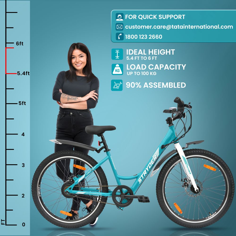 tata stryder voltic go ebike - teal