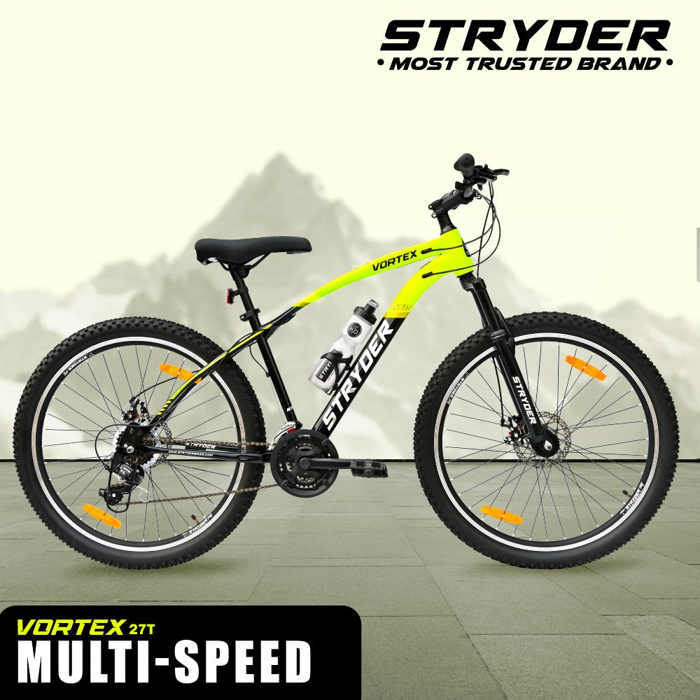 Vortex 21 Speed MTB Bike - black/green