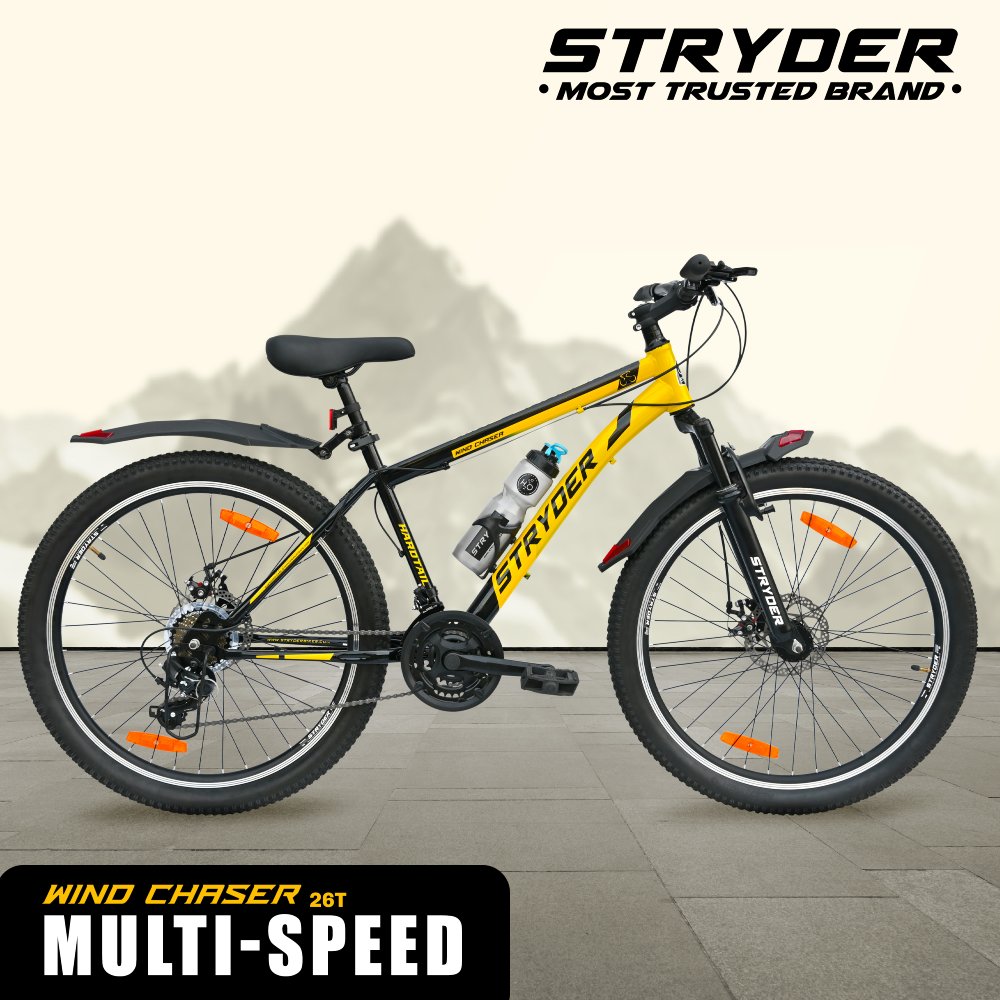 26 WIND CHASER 21 speed - black/yellow