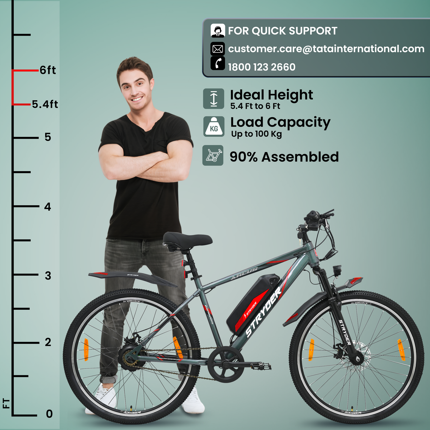 27.5T ARCUS E-Bike - Grey