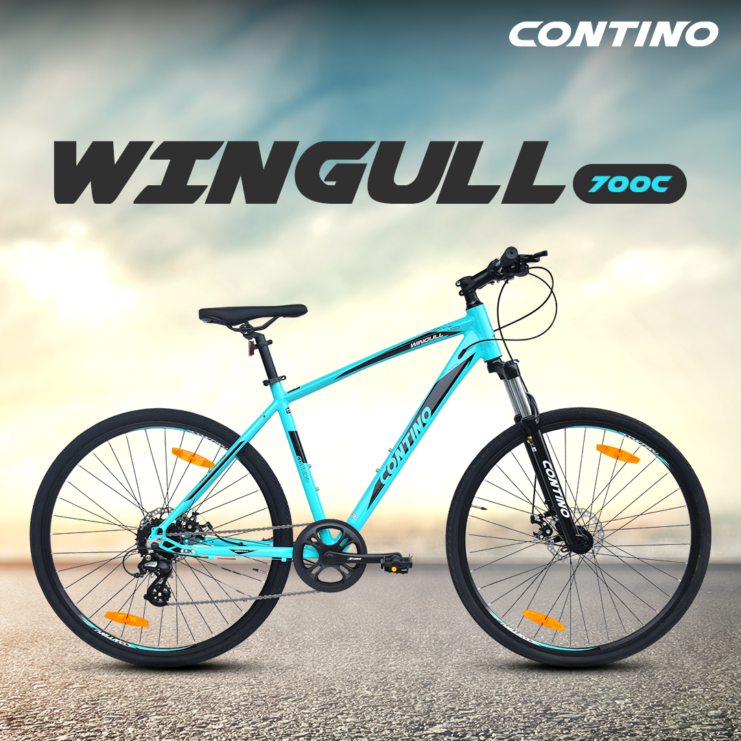 CONTINO 700C WINGULL 8 SPEED - cyan