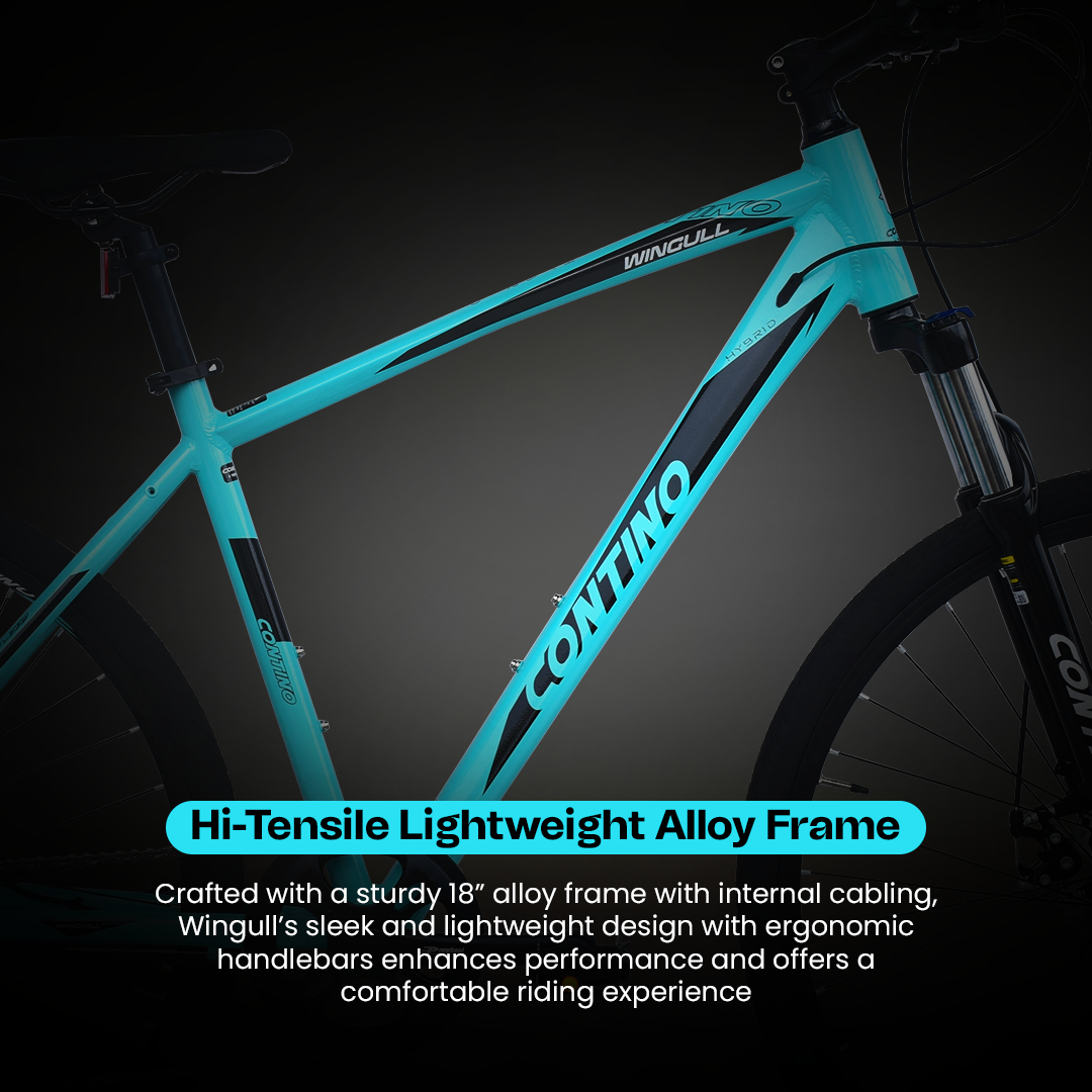 CONTINO 700C WINGULL 8 SPEED - cyan