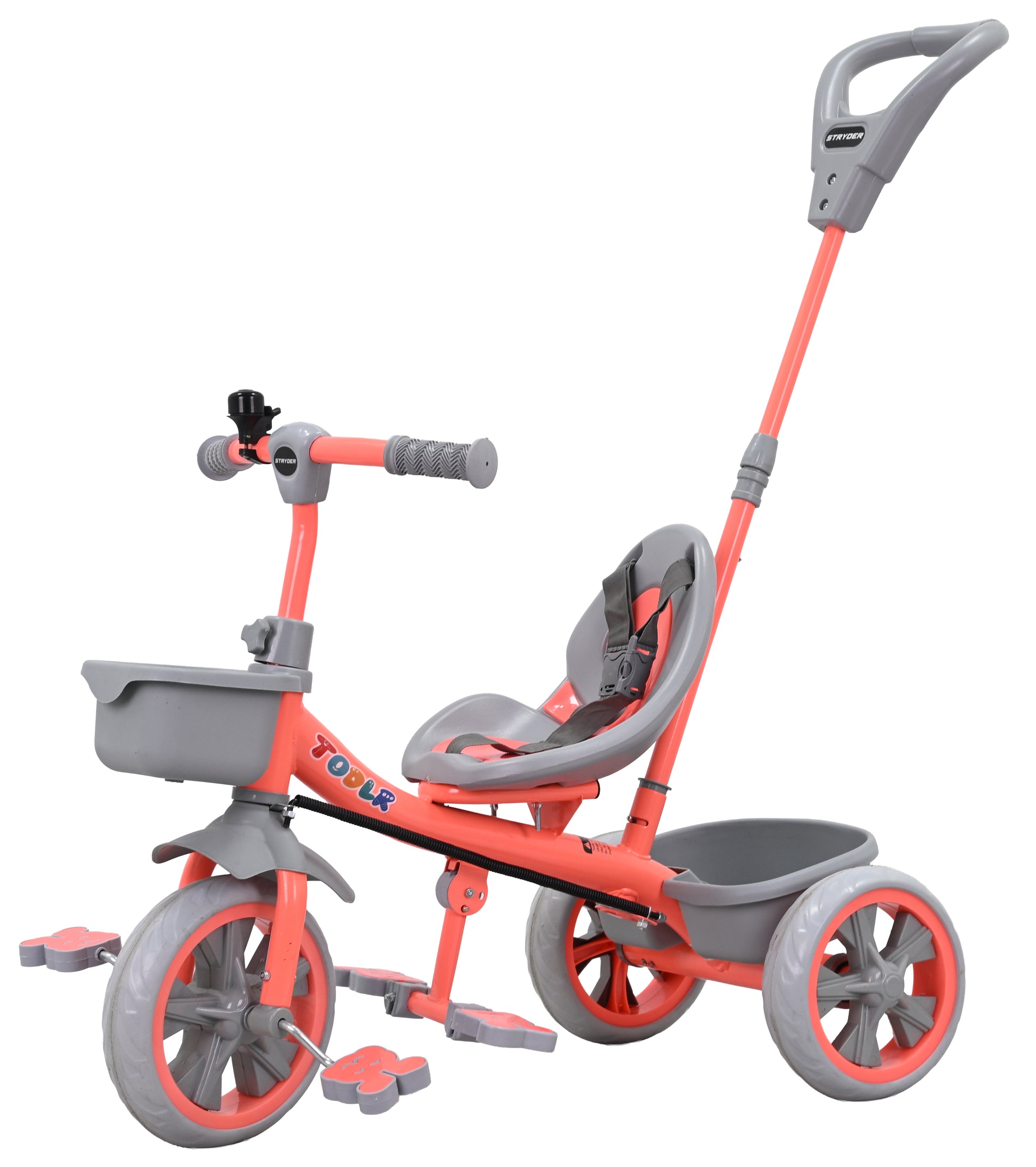Todlr Tricycle Parental Control - orange