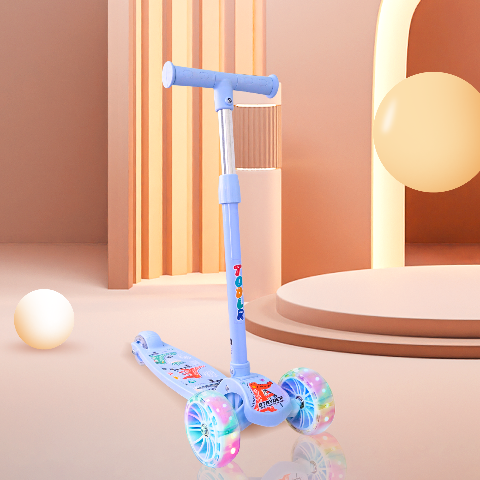 tata todlr kickscooter - blue