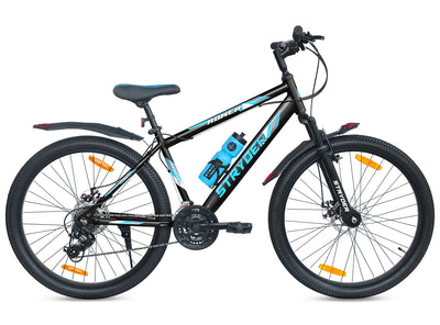 Black/Cyan 26T Rower DD Men Bike - black/cyan