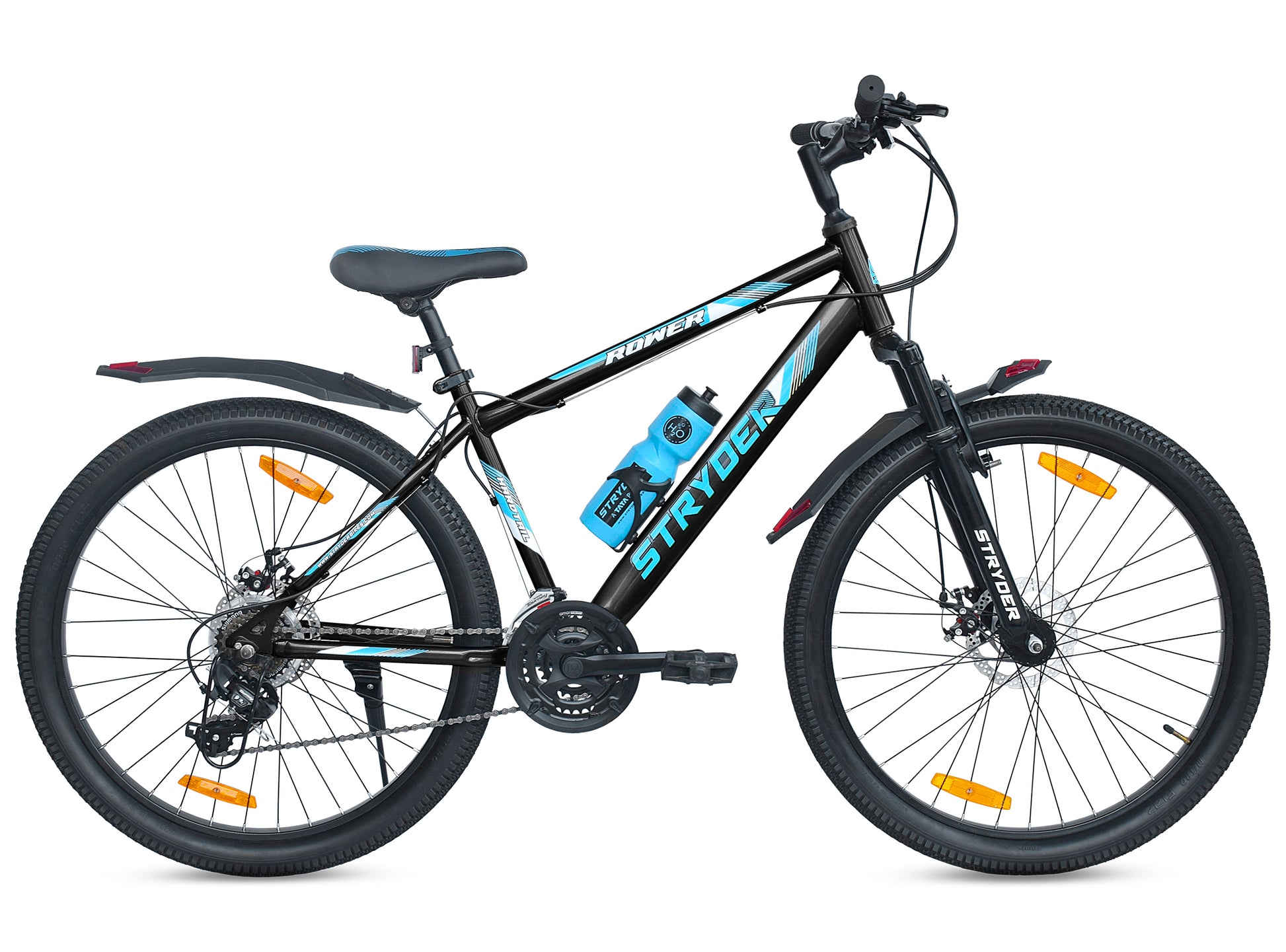 Black/Cyan 26T Rower DD Men Bike - black/cyan