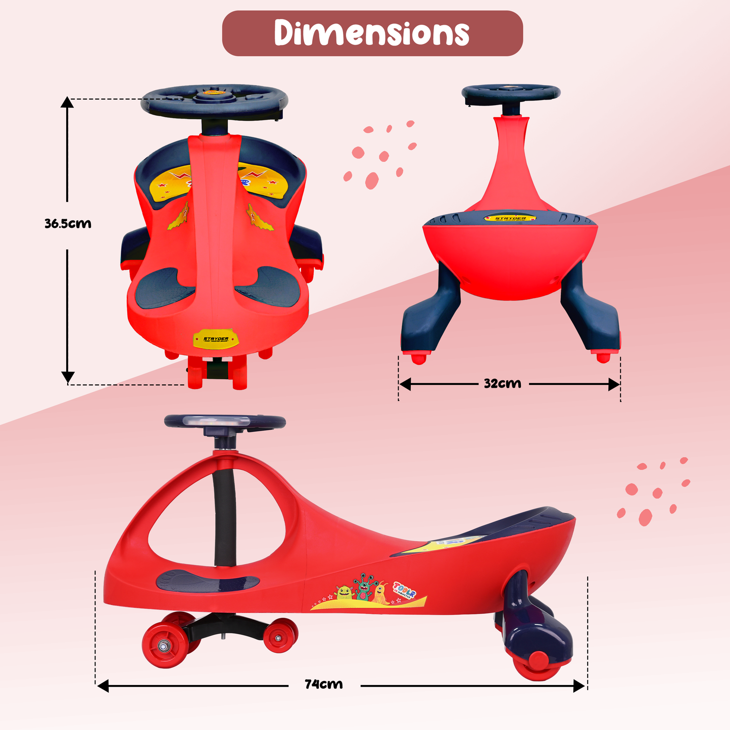 Tata Swing Car - Red