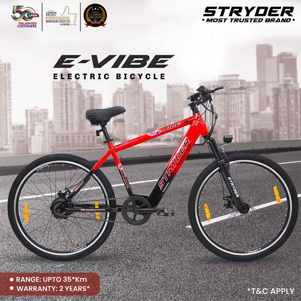 tata e-vibe - red