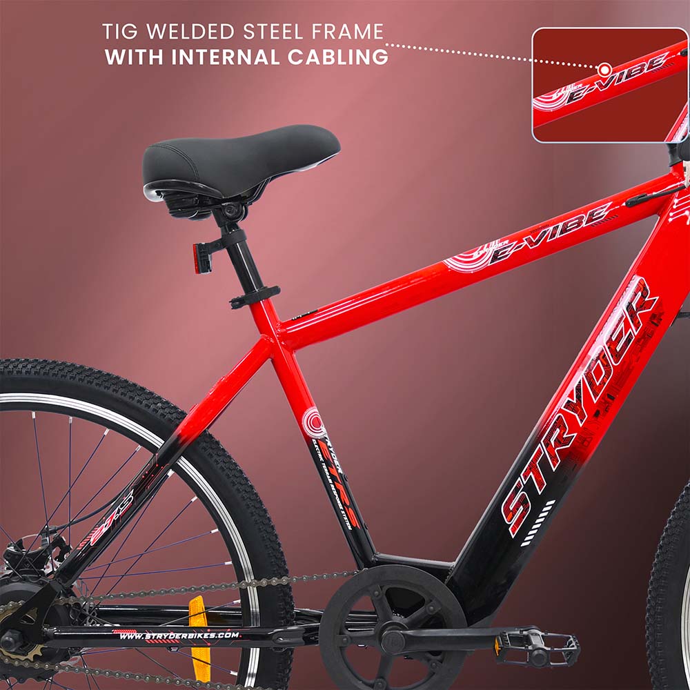 tata e-vibe - red