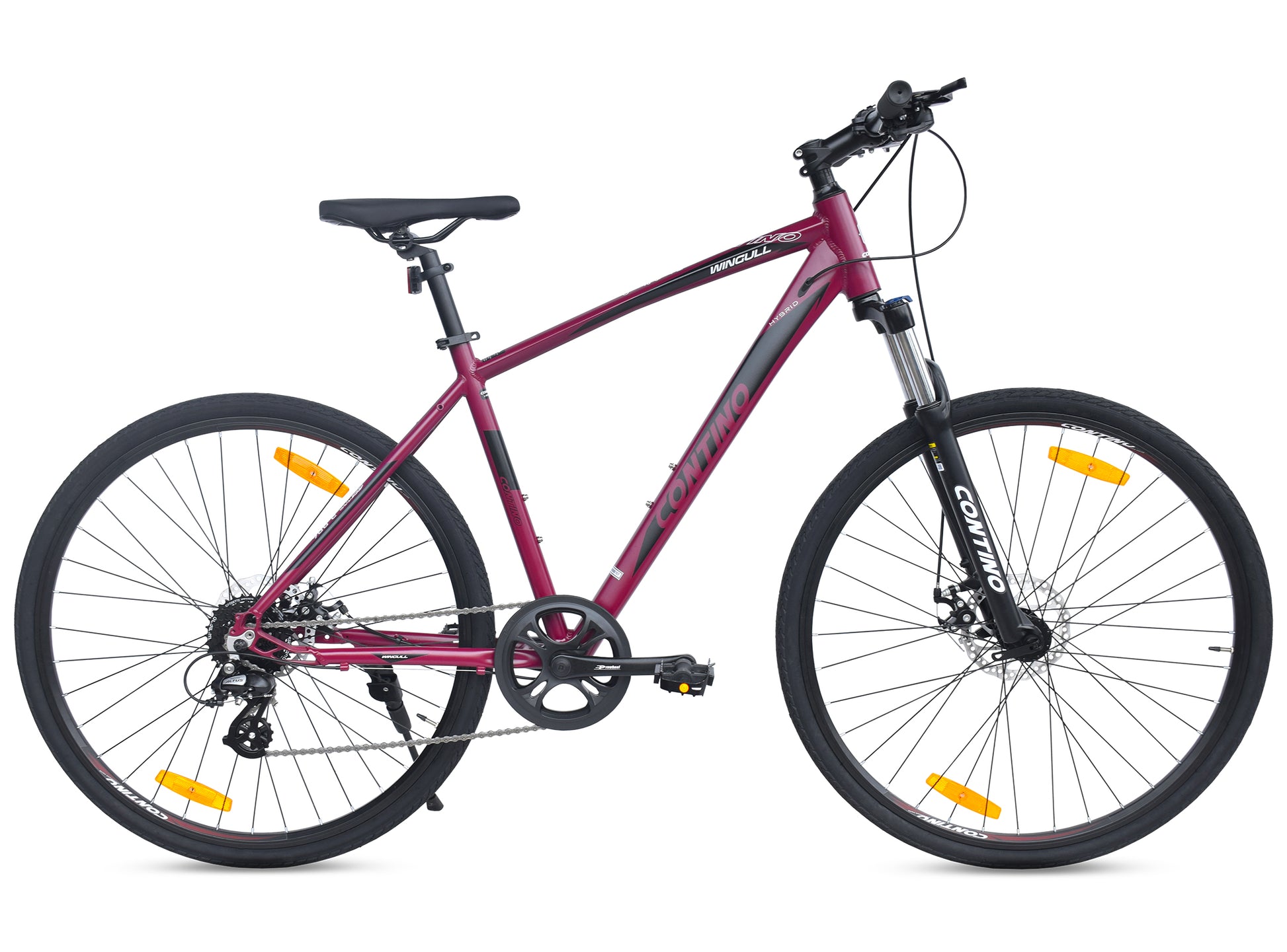 CONTINO 700C WINGULL 8 SPEED - wine red