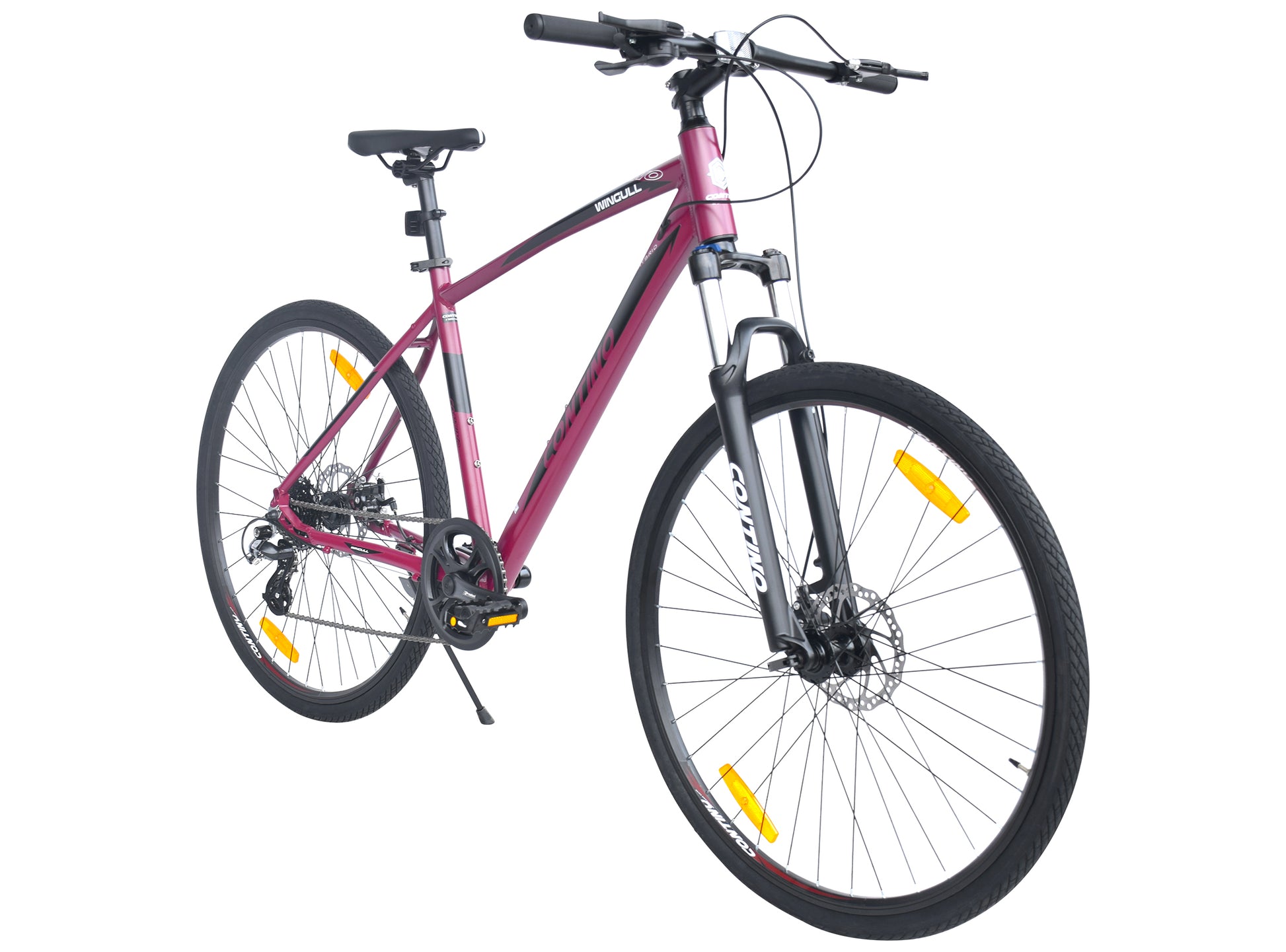 CONTINO 700C WINGULL 8 SPEED - wine red