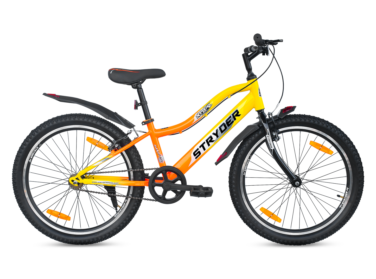 Orange/Yellow 24T Xplor MTB Bike - orange/yellow
