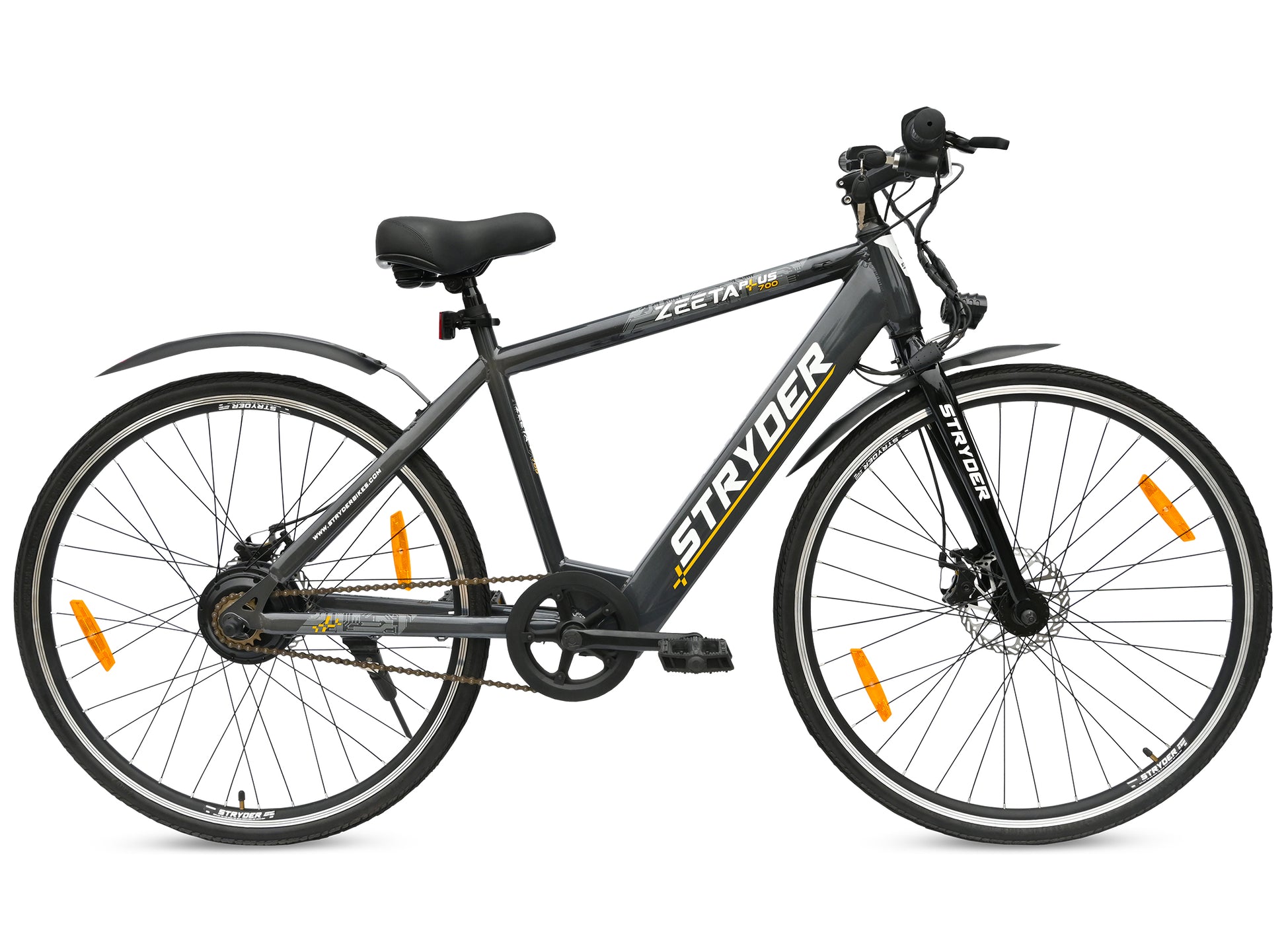 700C Zeeta Plus Electric Bicycle - grey