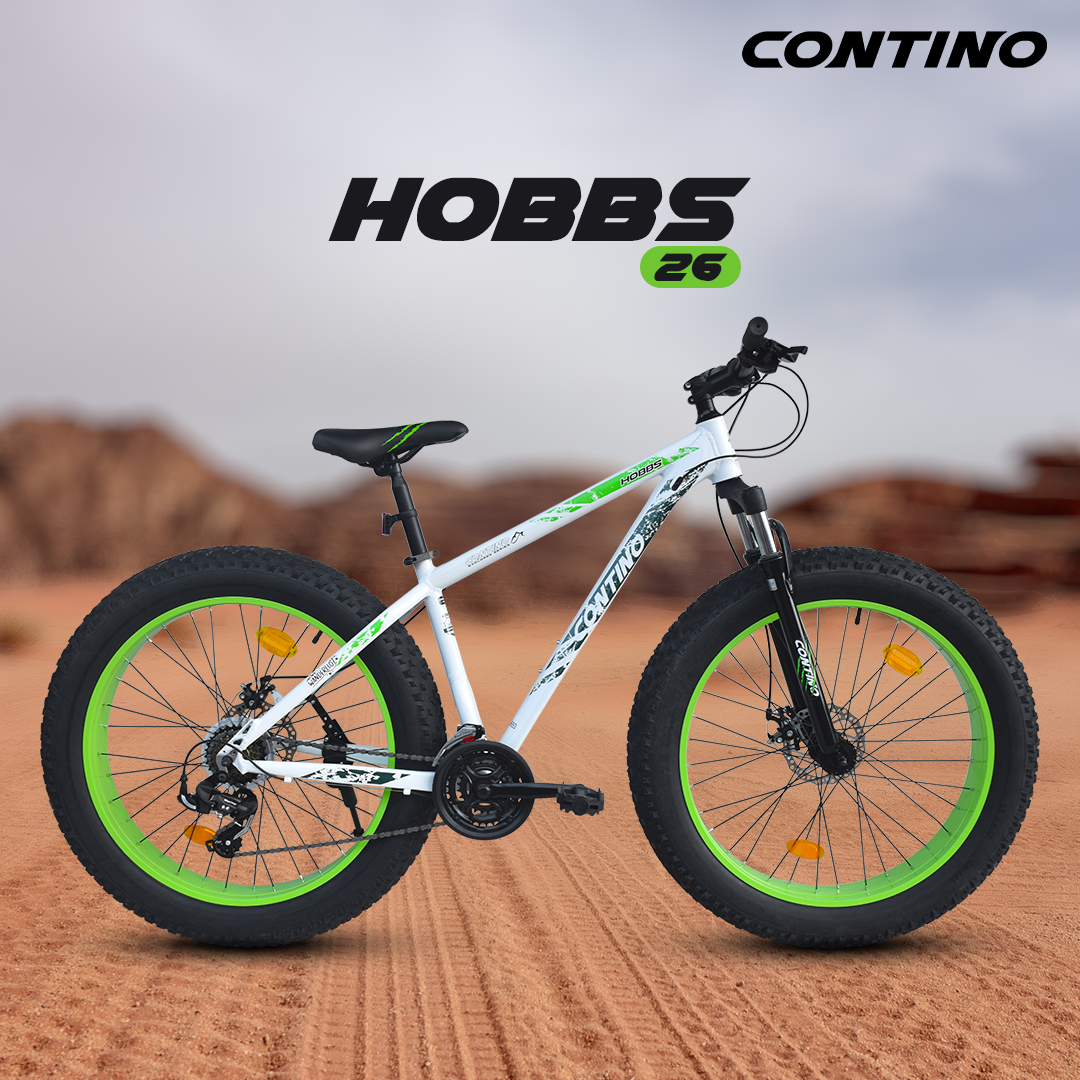 Contino 26T Hobbs Fat MTB Bike - white/green